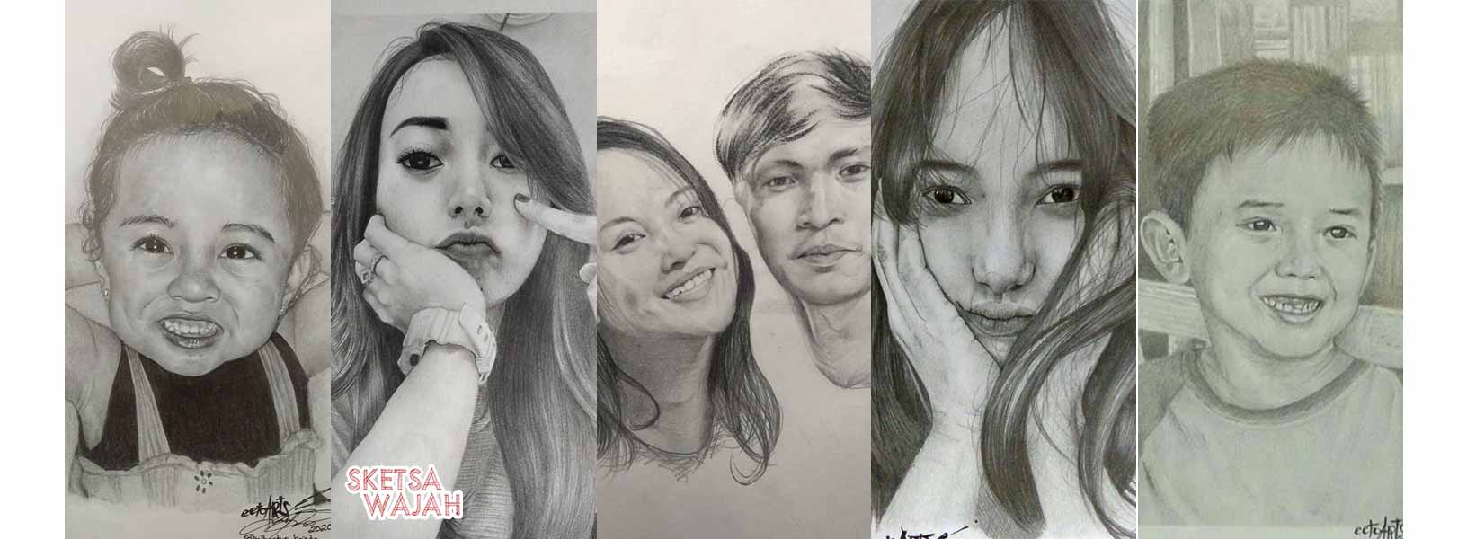 Karya Albertus Kristo sketcher Sketsa Wajah