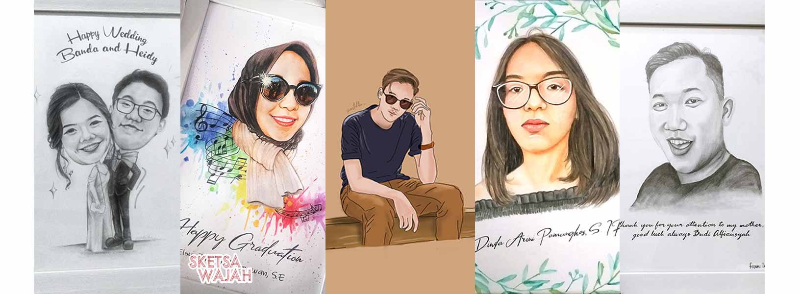 Karya Lani Kusumawati sketcher Sketsa Wajah