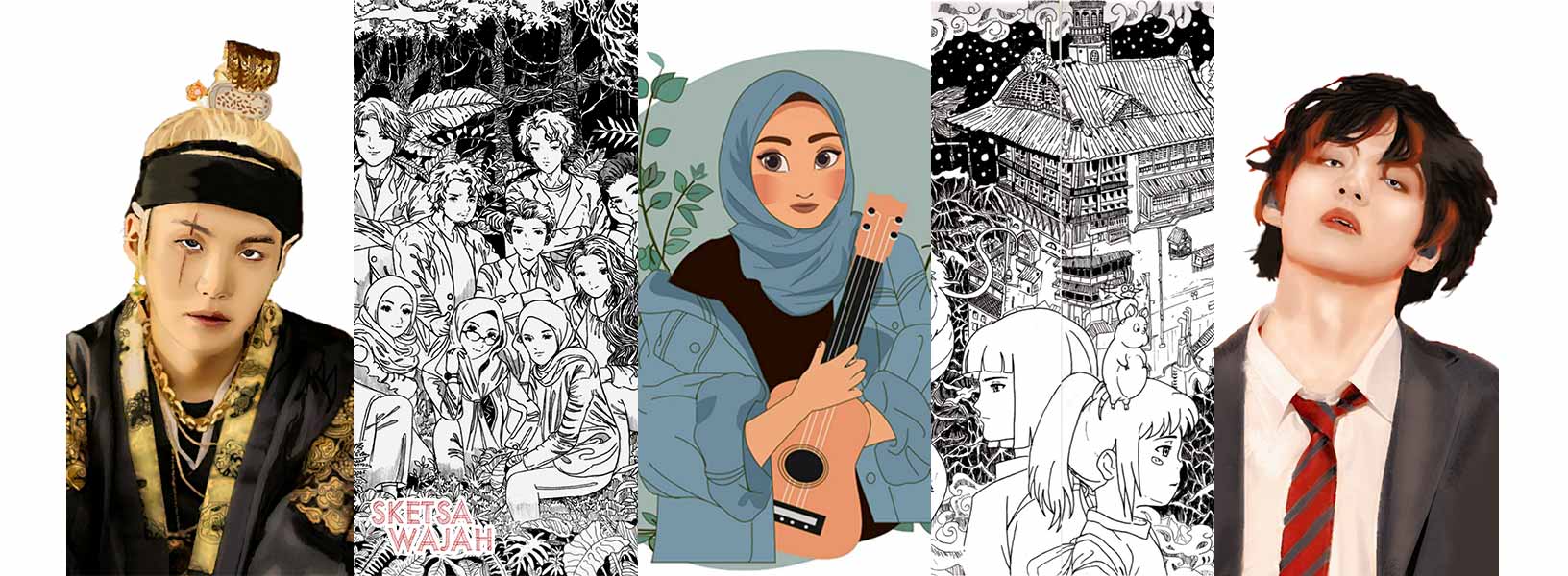 Karya Ade Novitasari sketcher Sketsa Wajah