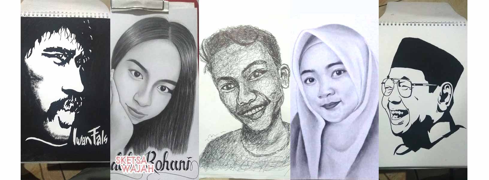 Karya Muhammad Widi sketcher Sketsa Wajah