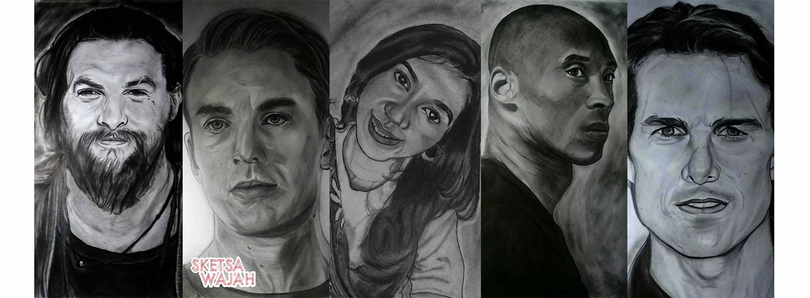 Karya Yosua Albert sketcher Sketsa Wajah