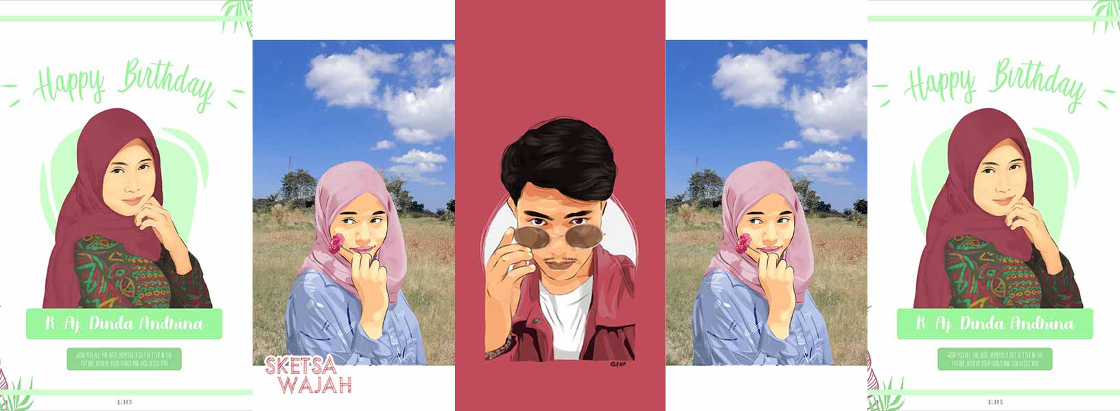 Karya Dlako sketcher Sketsa Wajah