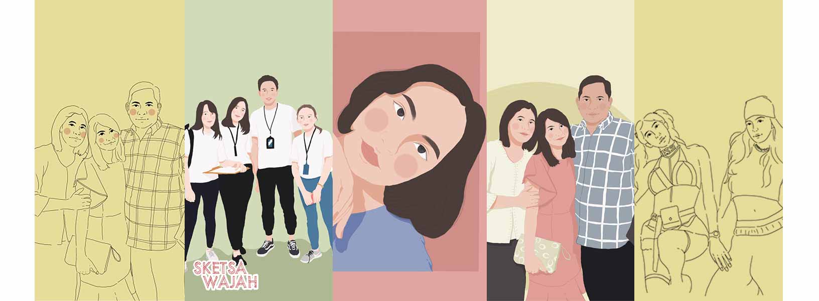 Karya Ikeshia Grace sketcher Sketsa Wajah