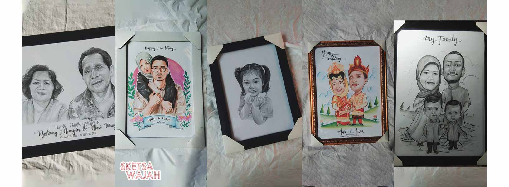 Karya Larasati sketcher Sketsa Wajah