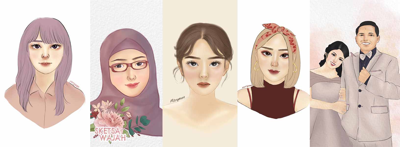 Karya Merry Franciska sketcher Sketsa Wajah