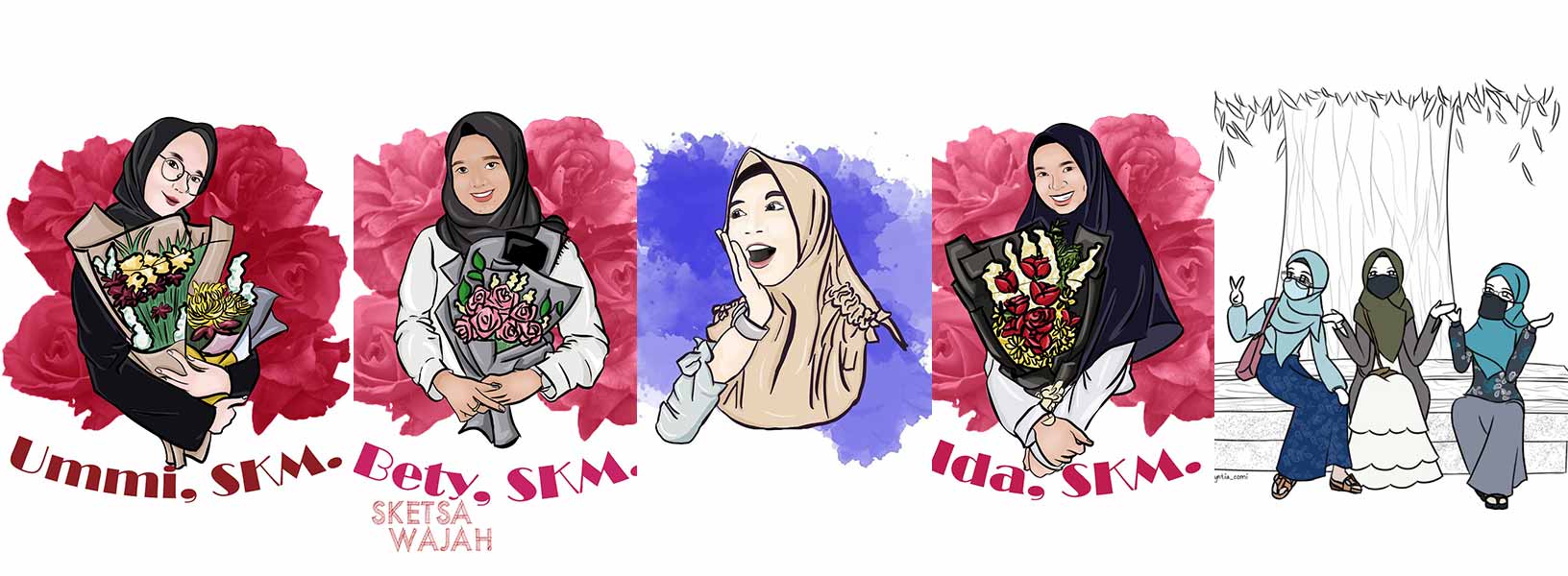 Karya Pranacintya Dwiratna sketcher Sketsa Wajah