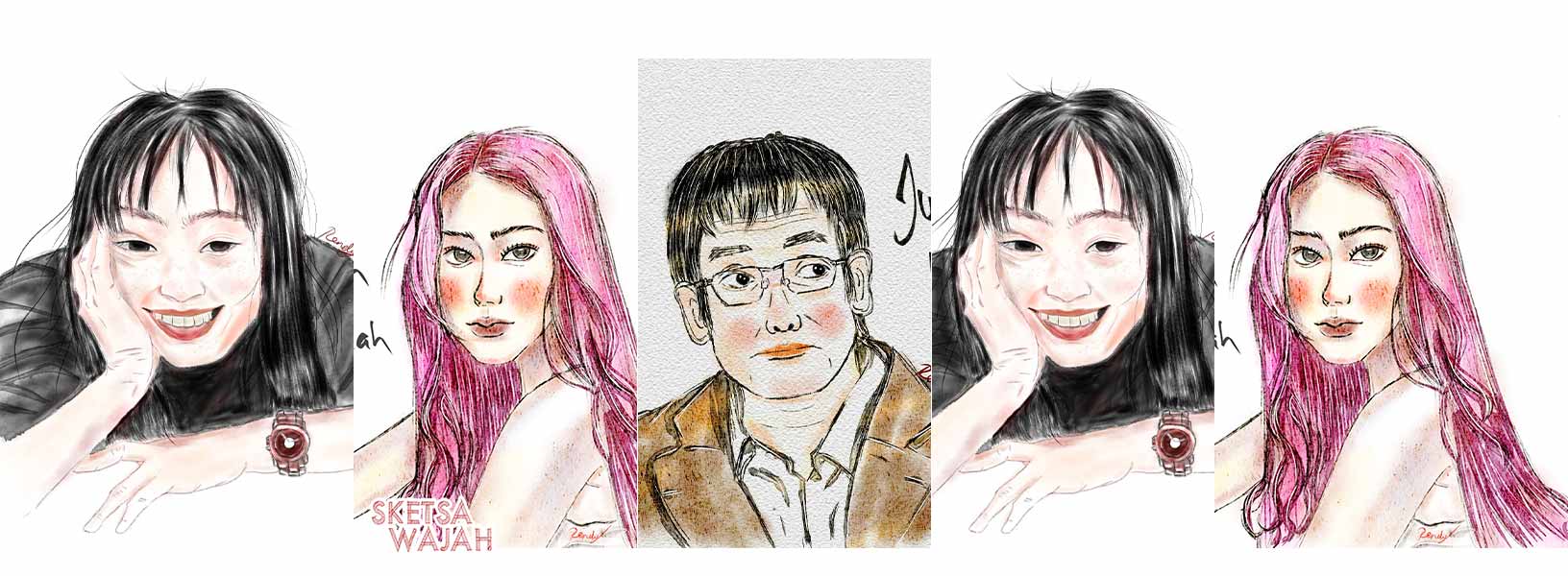 Karya Rendy Pratama sketcher Sketsa Wajah