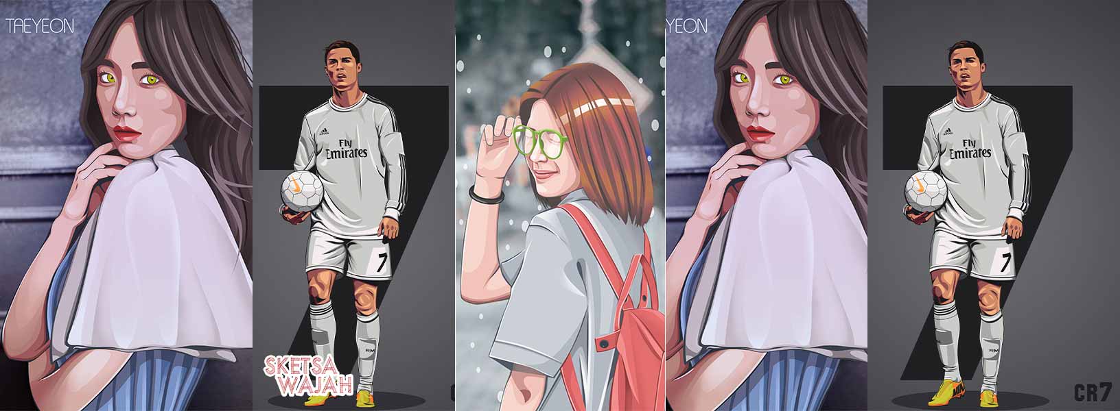 Karya Riyadh Muhammad sketcher Sketsa Wajah