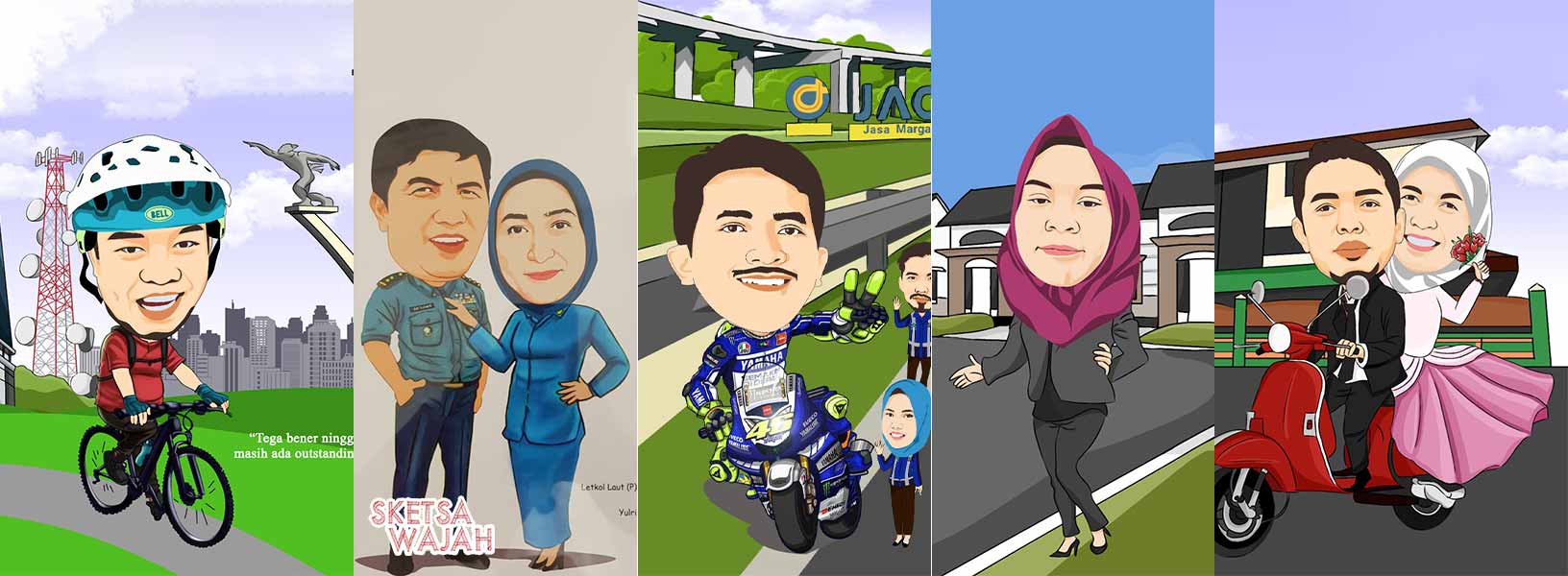 Karya Id Karikatur sketcher Sketsa Wajah