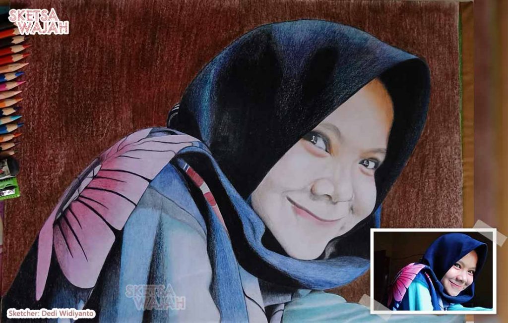 Sketsa Wajah Berwarna Dedi Widiyanto 1