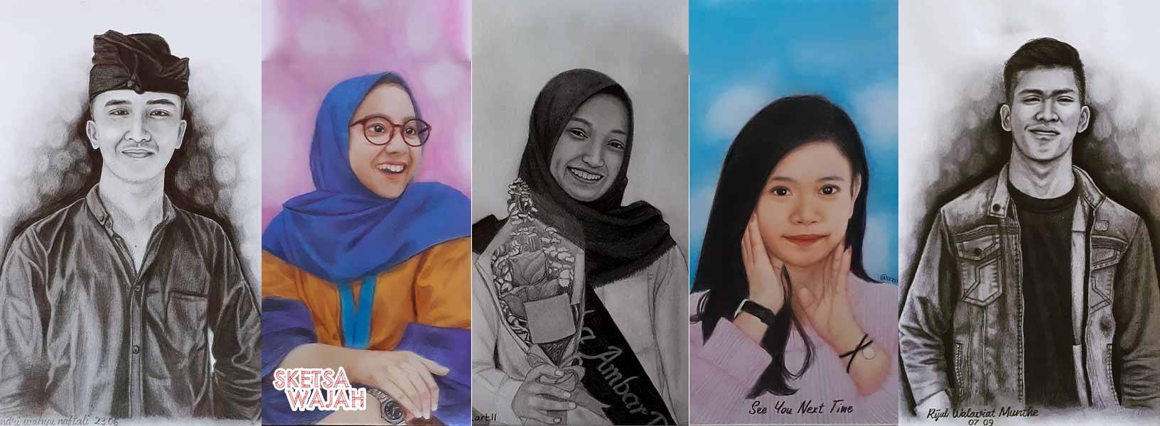 Karya Aza Art sketcher Sketsa Wajah